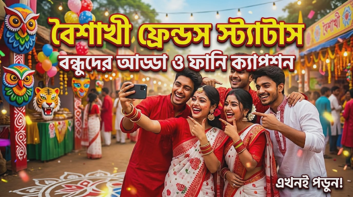 সেরা ২৫০+ Boishakhi Friends Status | বন্ধুদের বৈশাখী আড্ডা ও ক্যাপশন