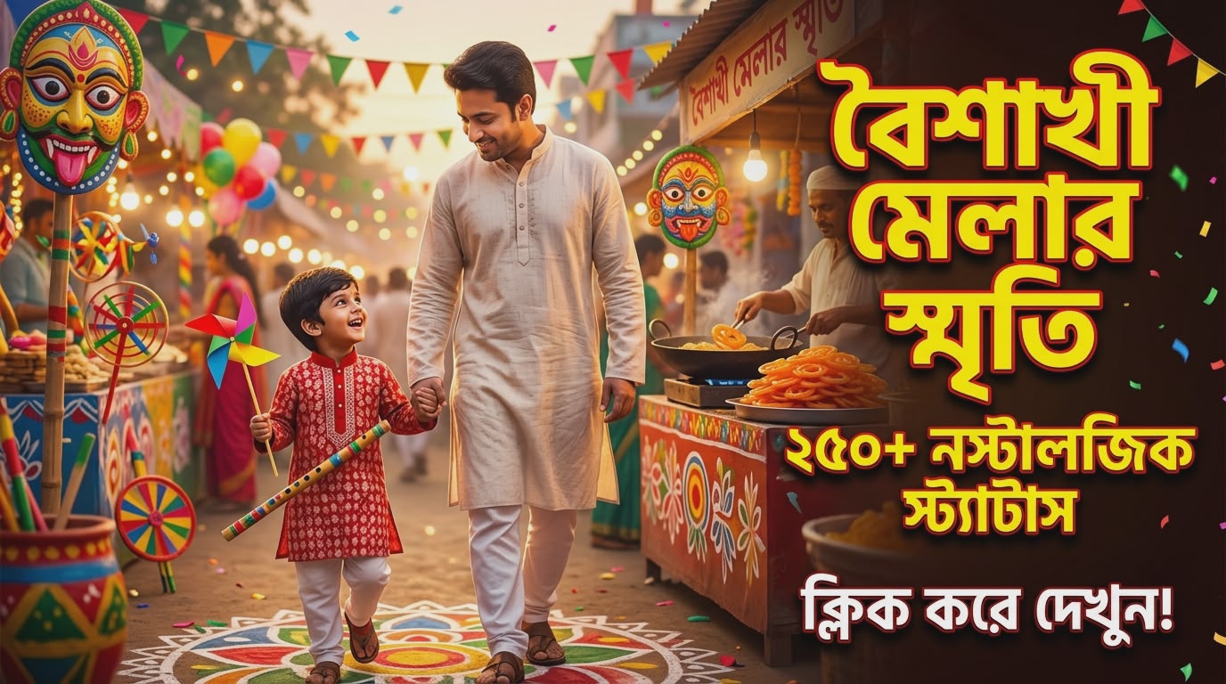 ছোটবেলার বৈশাখী মেলার ২৫০+ নস্টালজিক স্ট্যাটাস | Boishakhi Mela Status